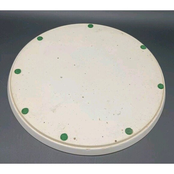 Vintage Mun Shou Famille Pink Circle Platter Chinese Jingdezhen Longevity 10” - Picture 4 of 6